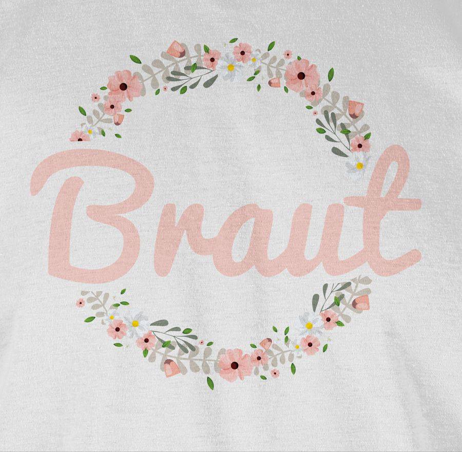 Shirtracer Braut Blumenkranz rosa Shirts & Mehr Shirtracer Neueste Mode