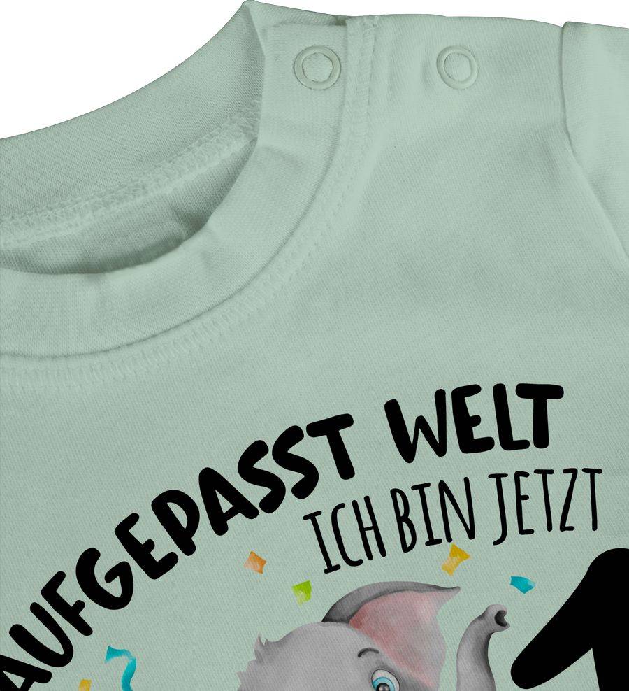 Shirtracer Ich bin jetzt 1 - Aufgepasst Welt: Tshirt Gym Bag Shirtracer Tägliche Deals