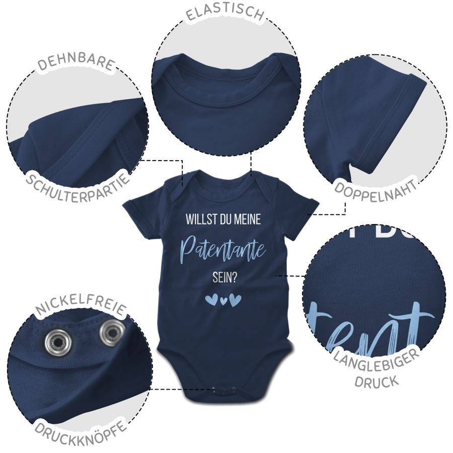 Shirtracer Willst du meine Patentante sein? Babyblau: Tshirt Turnbeutel Shirtracer Begrenzte Freigabe