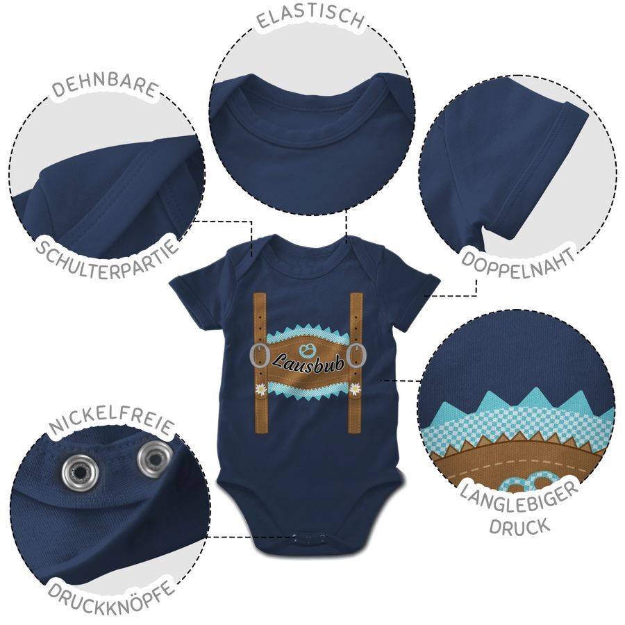 Shirtracer Lausbub Lederhose: T-Shirt Rucksack Shirtracer Zeitbegrenzte Promotion