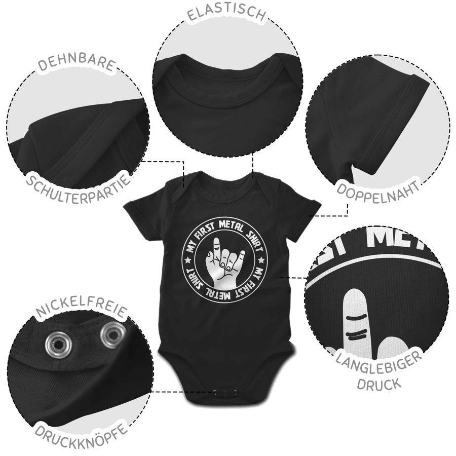 Shirtracer My first Metal Shirt Shirts & Mehr Shirtracer Bis zu 65% Rabatt