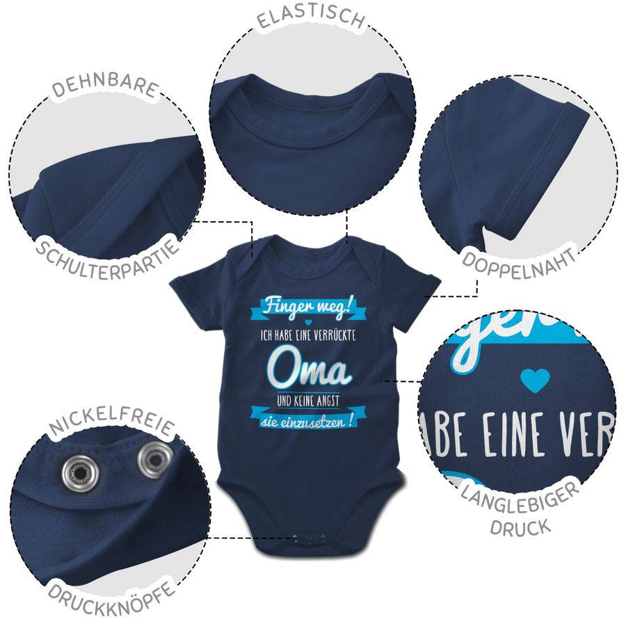 Shirtracer Ich habe eine verrückte Oma blau Shirts & Mehr Shirtracer Bis zu 55% Rabatt