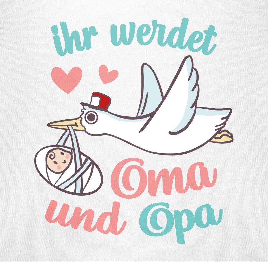 Shirtracer Ihr werdet Oma und Opa - Storch Shirts & Mehr Shirtracer Super Rabatt
