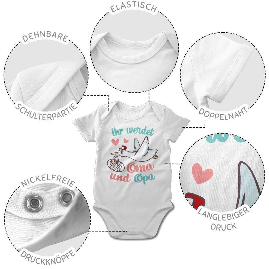 Shirtracer Ihr werdet Oma und Opa - Storch Shirts & Mehr Shirtracer Super Rabatt