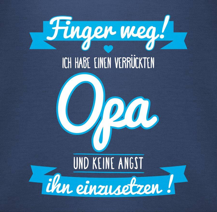 Shirtracer Ich habe einen verrückten Opa blau Shirts & Mehr Shirtracer 50% Rabatt mit kostenlosem Versand