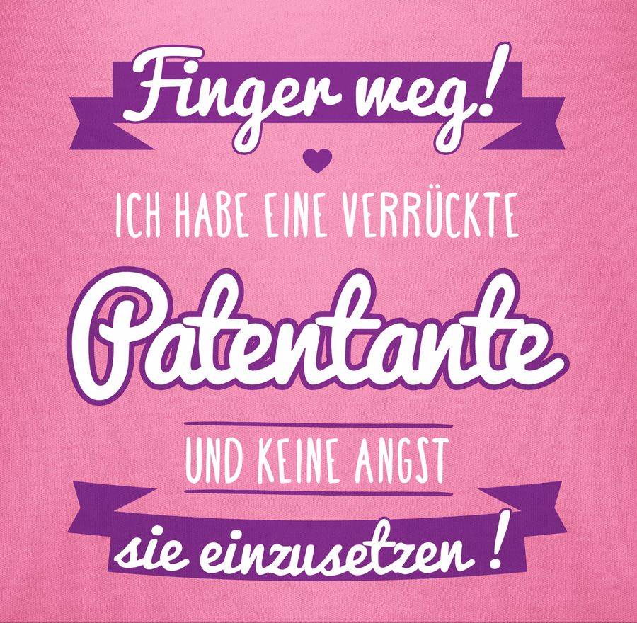 Shirtracer Ich habe eine verrückte Patentante lila Shirts & Mehr Shirtracer zollfrei