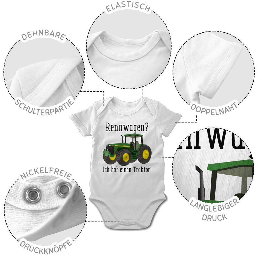 Shirtracer Rennwagen Ich habe einen Traktor - Geschenk Landwirt Trecker Bauer Geschenkidee Shirtracer Outlet