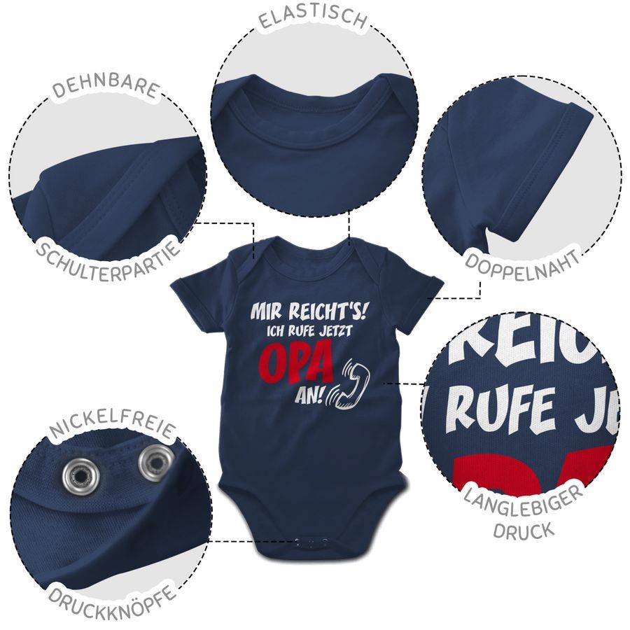 Shirtracer Mir reichts Ich ruf jetzt Opa an Shirts & Mehr Shirtracer Verkauf