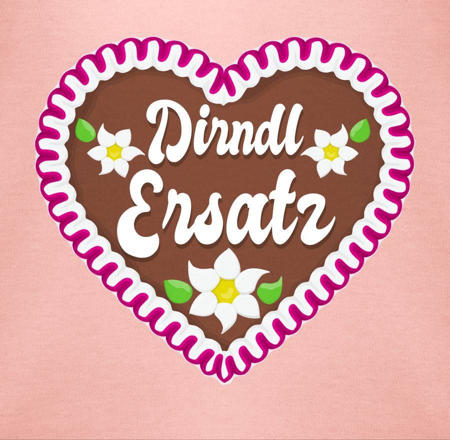 Shirtracer Dirndl Ersatz mit Lebkuchen: T-Shirt Turnbeutel Shirtracer im Angebot