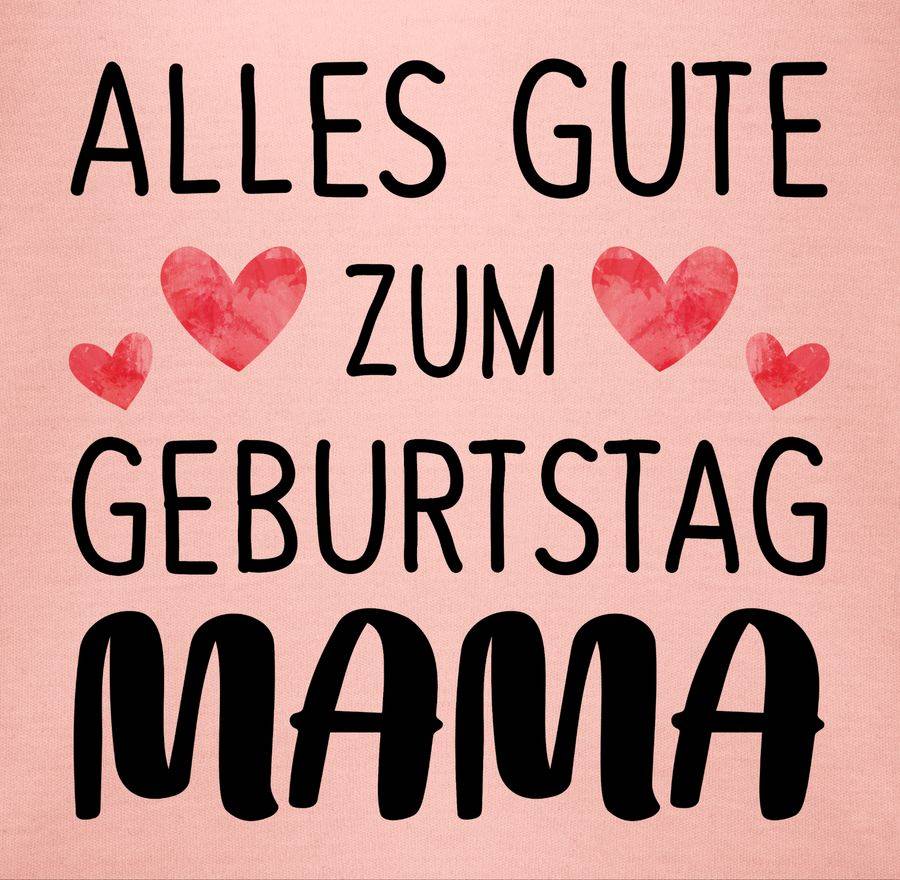 Shirtracer Alles gute zum Geburtstag Mama schwarz: Tshirt Rucksack Shirtracer Versandkostenfrei