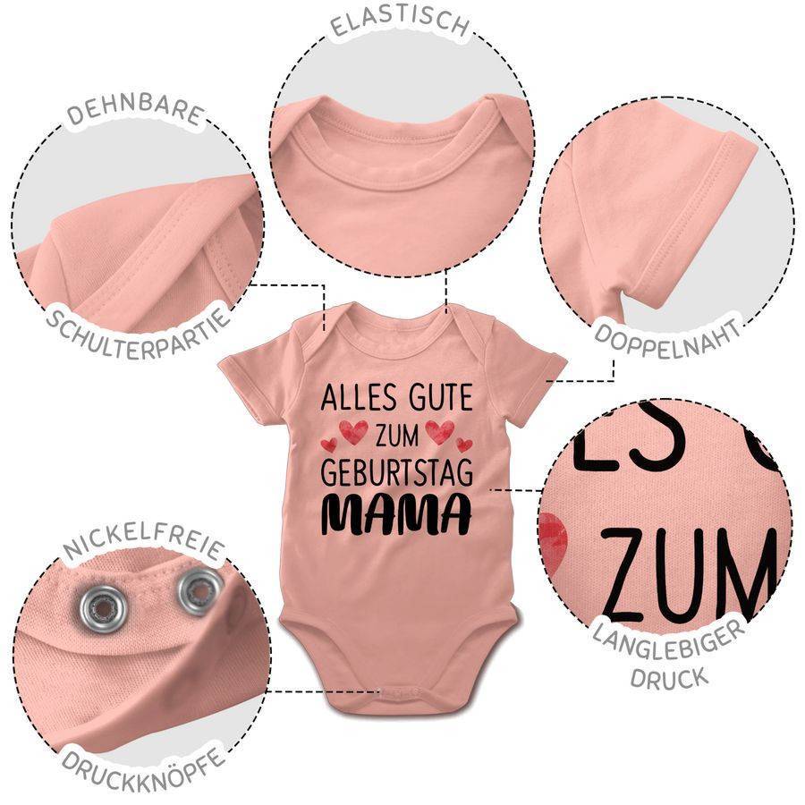 Shirtracer Alles gute zum Geburtstag Mama schwarz: Tshirt Rucksack Shirtracer Versandkostenfrei