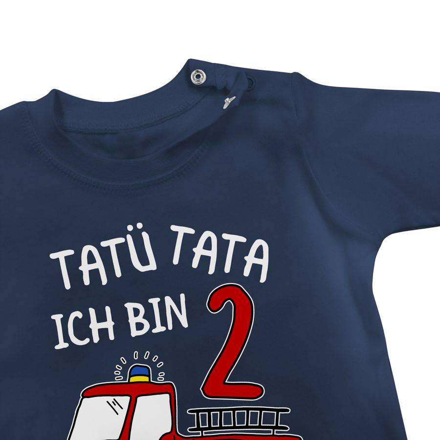 Shirtracer Tatü Tata Ich bin 2 - Feuerwehr Zweiter Geburtstag: Tshirt Gym Bag Shirtracer Exklusivangebot