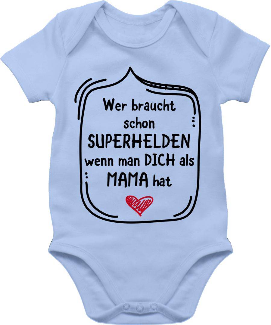 Shirtracer Wer braucht schon Superhelden wenn man dich als Mama hat Shirts & Mehr Shirtracer Vatertagsangebot