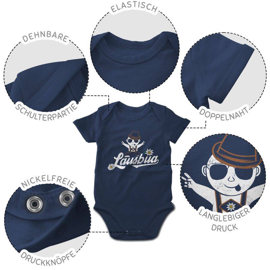 Shirtracer Lausbua Baby Vintage: T-Shirt Turnbeutel Shirtracer Exklusive Angebote
