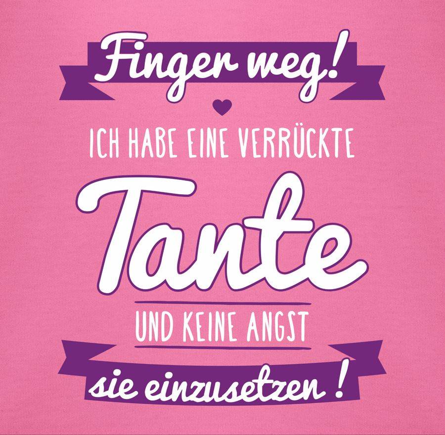 Shirtracer Ich habe eine verrückte Tante Lila: T-Shirt Gym Bag Shirtracer Bestseller