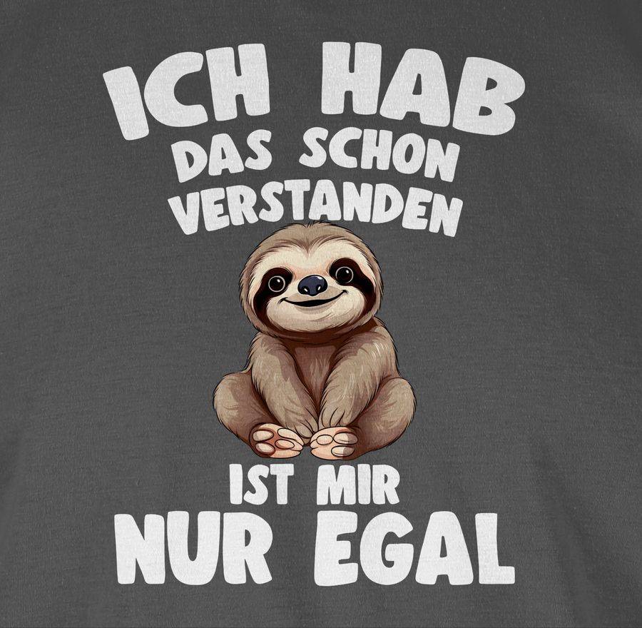 Shirtracer Ich hab das schon verstanden ist mir nur egal Lustiger Spruch Faultier Shirts Shirtracer Letzte 3 Tage