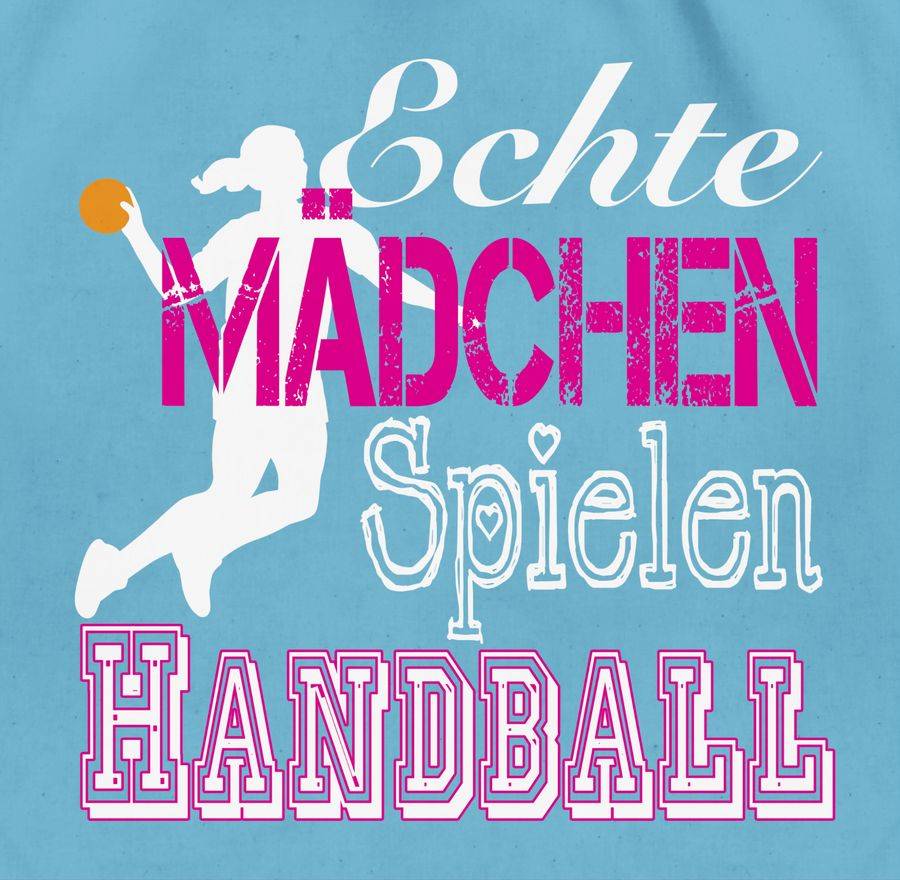 Shirtracer Echte Mädchen Spielen Handball weiß Shirts & Mehr Shirtracer Bis zu 60% Rabatt