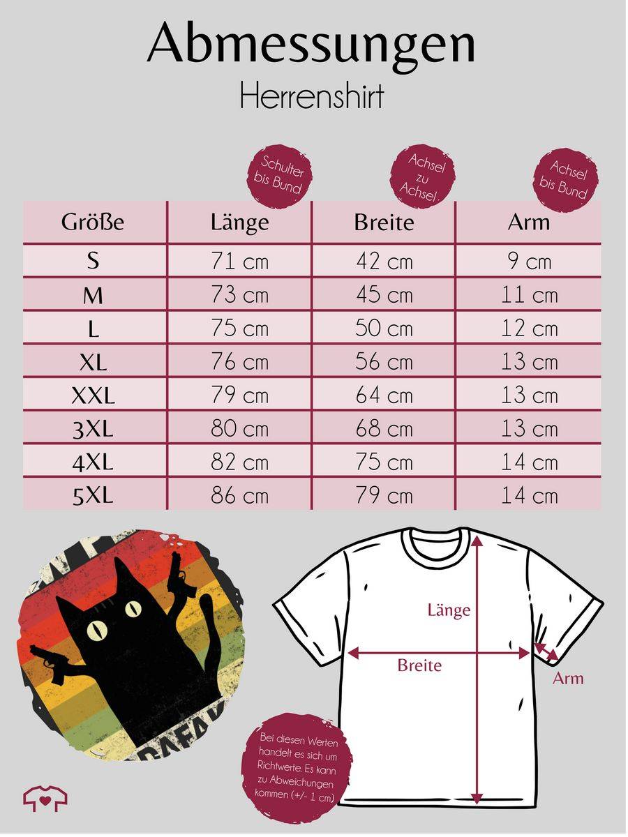 Shirtracer Pew Pew Madafakas Katze Vintage hell Shirts & Mehr Shirtracer Nur für heute