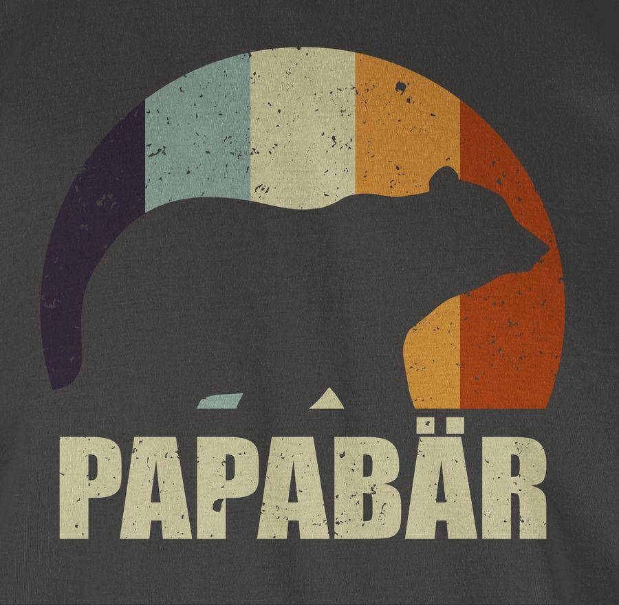 Shirtracer Papa Bär Vintage: T-Shirt Gym Bag Shirtracer Sonderangebot der Fabrik