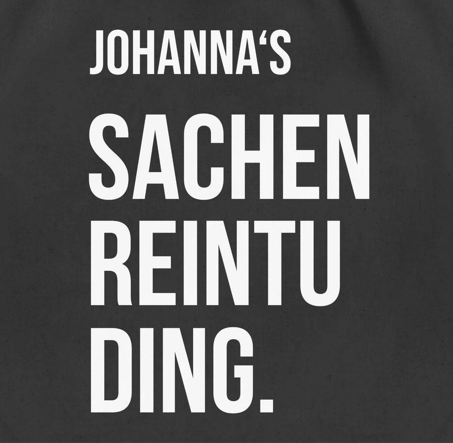 Shirtracer Sachenreintuding - Sachen Reintu Ding Name: T-Shirt Gym Bag Shirtracer Black Friday Preise