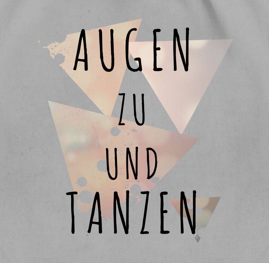 Shirtracer Augen zu und tanzen - schwarz Shirts & Mehr Shirtracer Hotsell