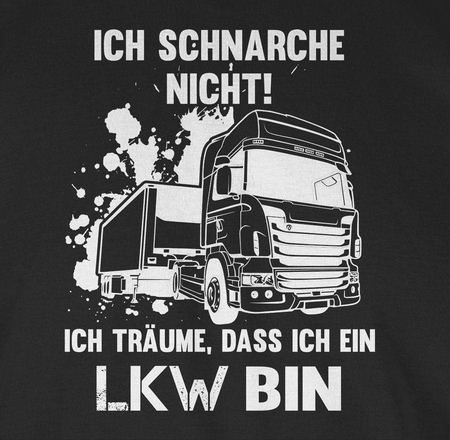 Shirtracer Ich schnarche nicht ich bin ein LKW Shirts & Mehr Shirtracer Fabrikverkauf