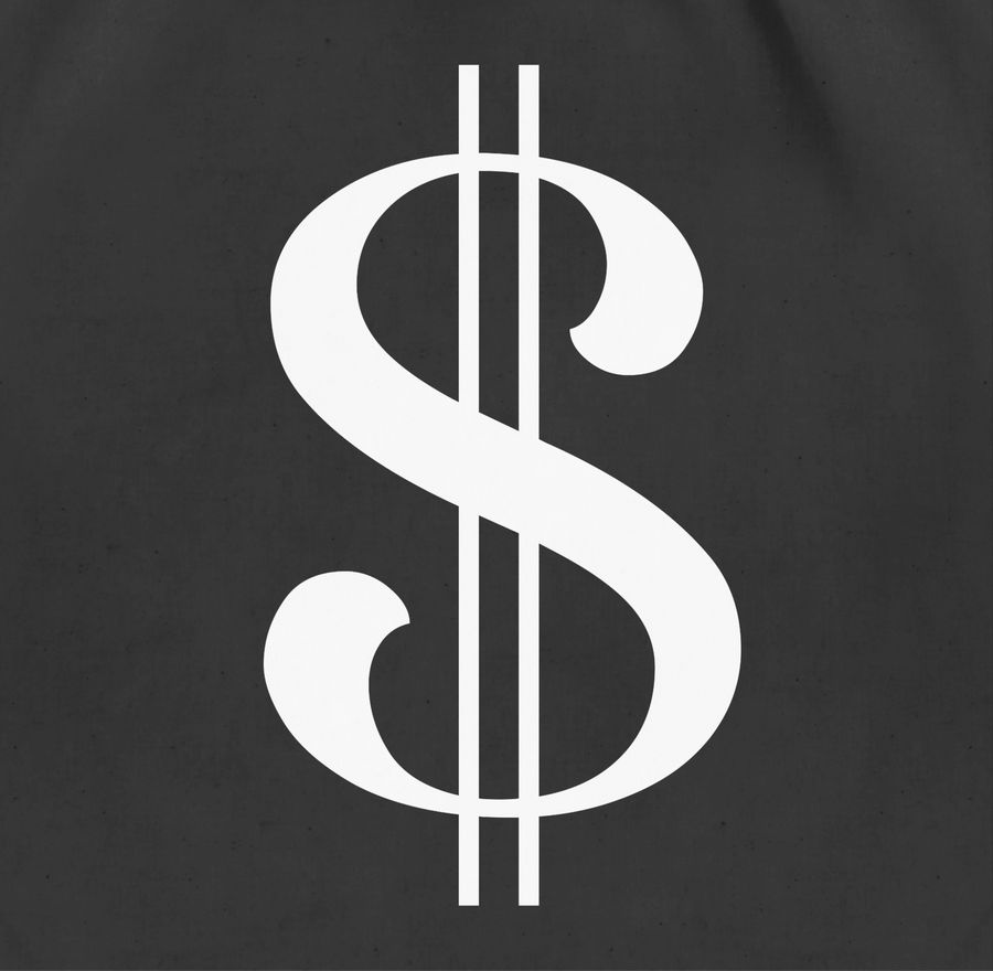 Shirtracer Dollar Kostüm weiß Shirts & Mehr Shirtracer Exklusivangebot