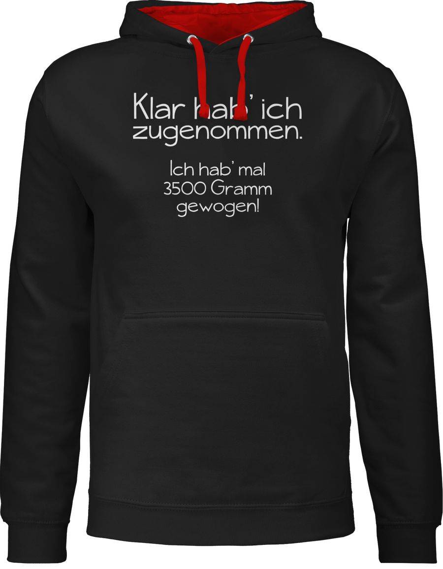 Shirtracer Klar hab' ich zugenommen: Tshirt Turnbeutel Shirtracer Neueste Mode