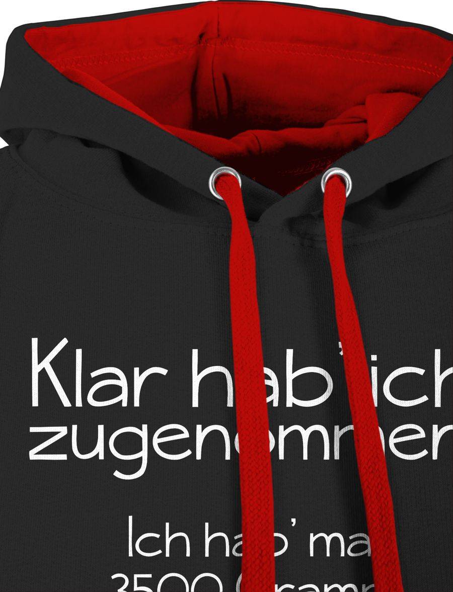 Shirtracer Klar hab' ich zugenommen: Tshirt Turnbeutel Shirtracer Neueste Mode