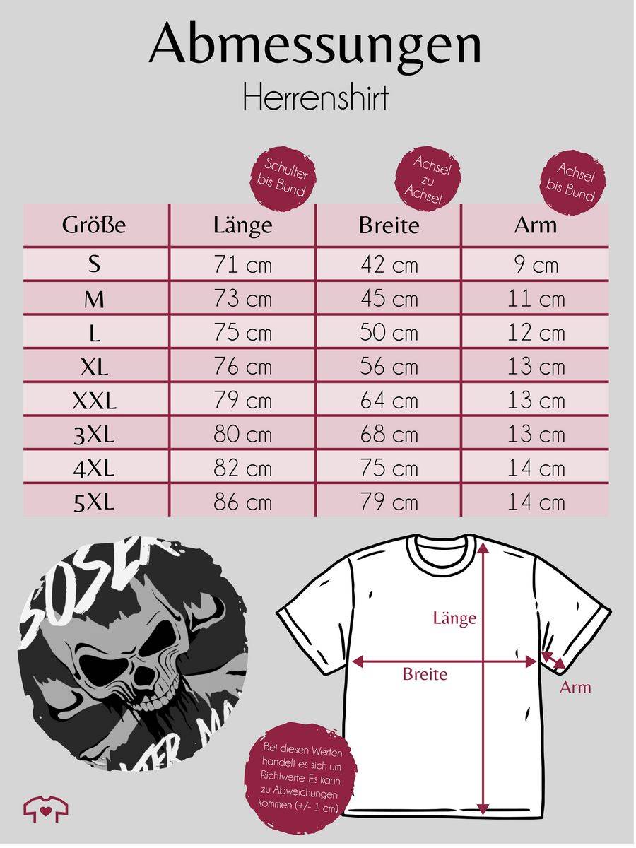Shirtracer Böser alter Mann - grau/weiß Shirts & Mehr Shirtracer Zeitlich begrenztes Angebot