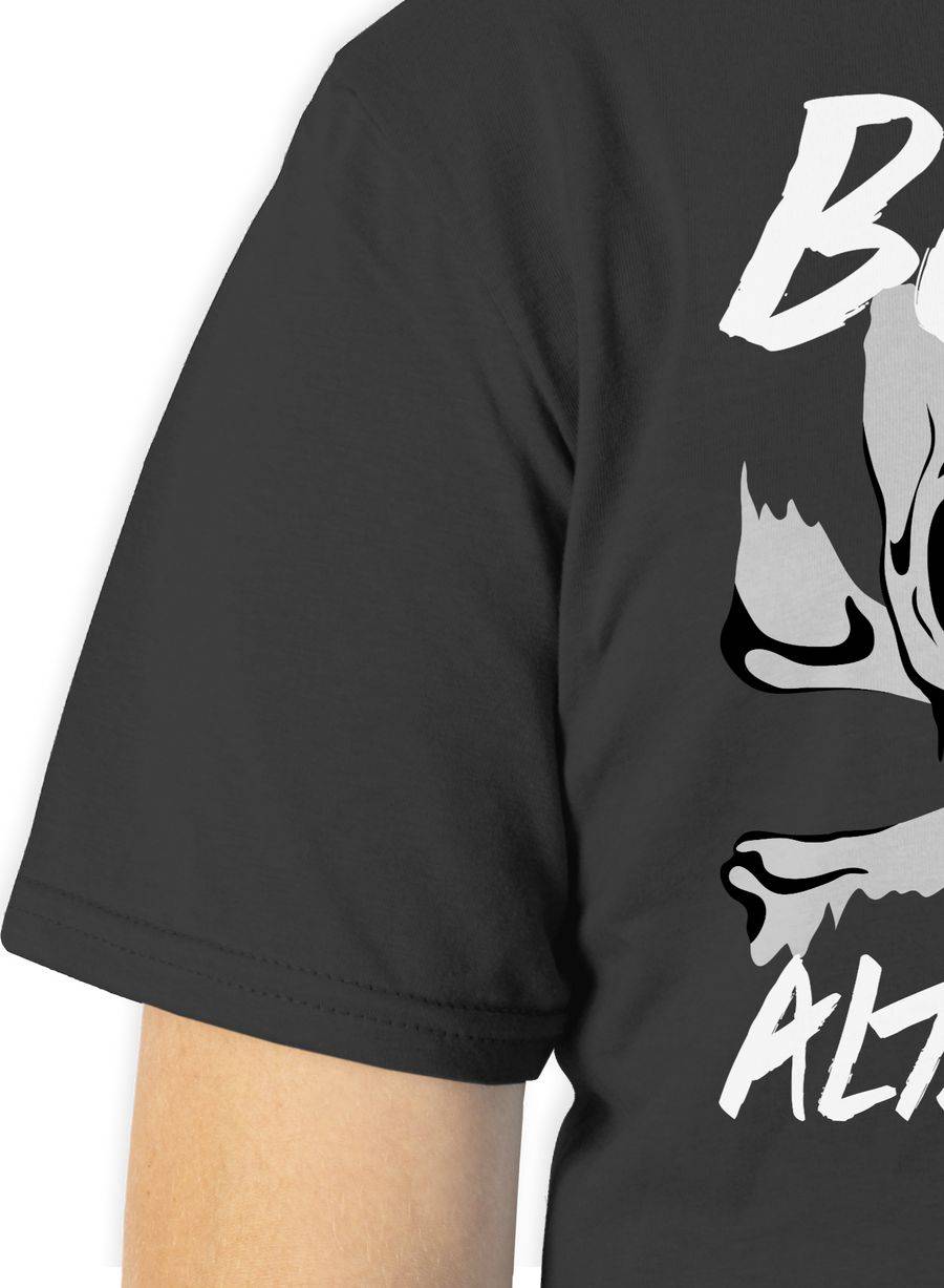 Shirtracer Böser alter Mann - grau/weiß Shirts & Mehr Shirtracer Zeitlich begrenztes Angebot