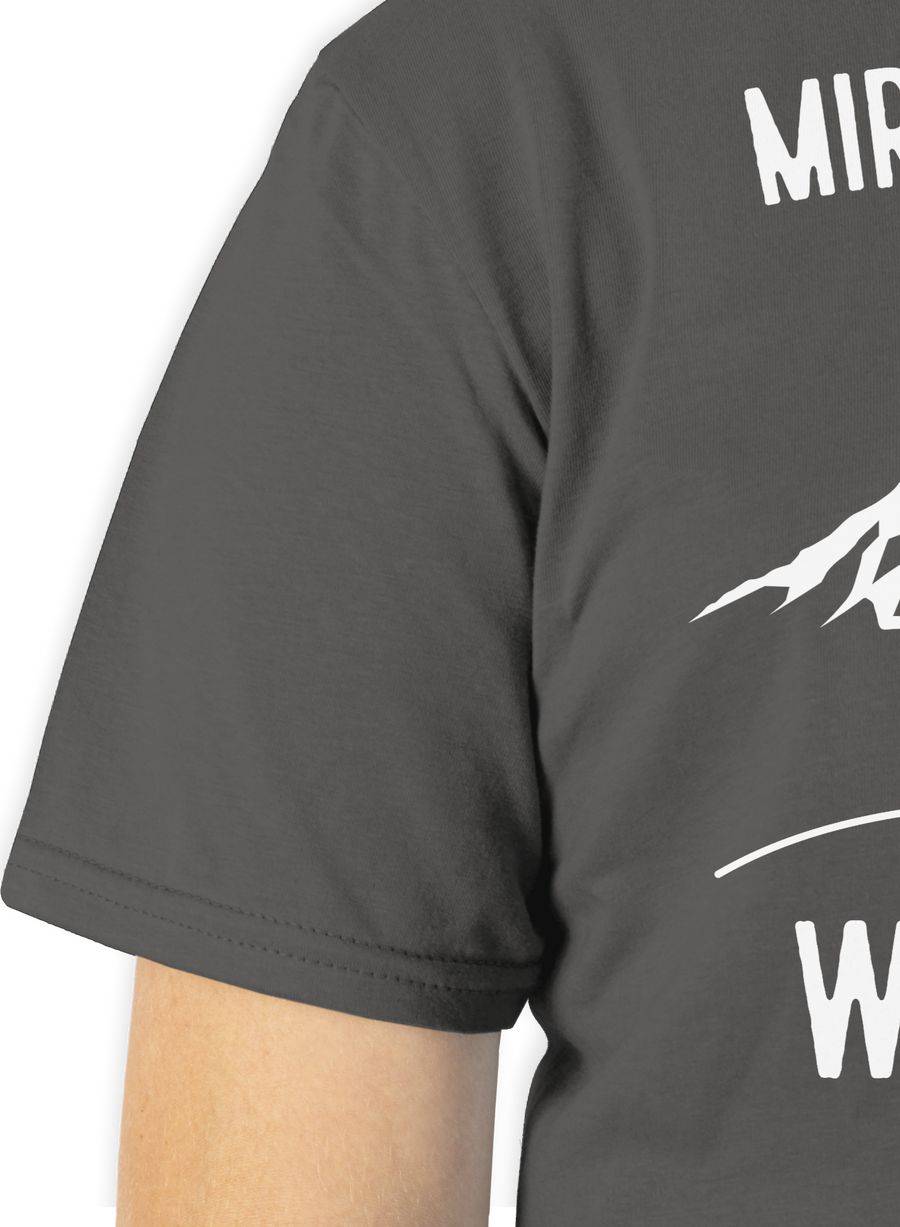 Shirtracer Mir reichts ich geh wandern Berge weiß Shirts & Mehr Shirtracer Blitzangebot