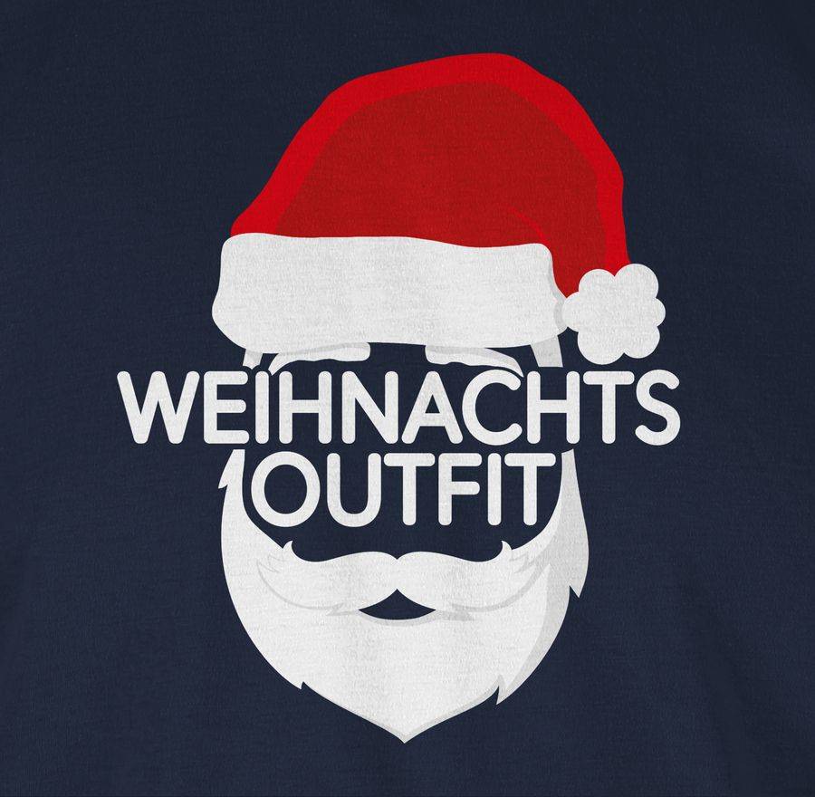 Shirtracer Weihnachtsoutfit mit Weihnachtsmütze Shirts & Mehr Shirtracer Neuheiten