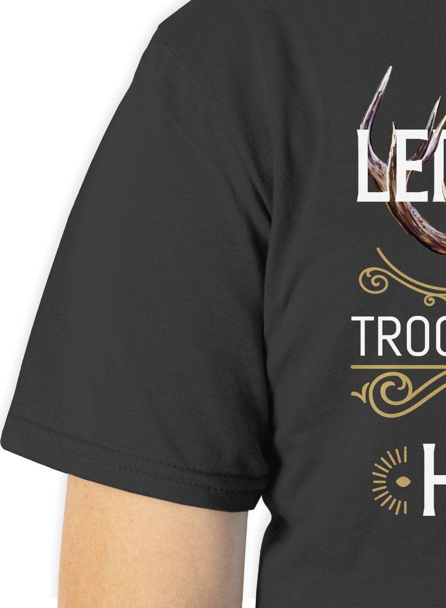 Shirtracer Mei Lederhosn trogt no da Hirsch - weiß braun: Tshirt Gym Bag Shirtracer Bestseller