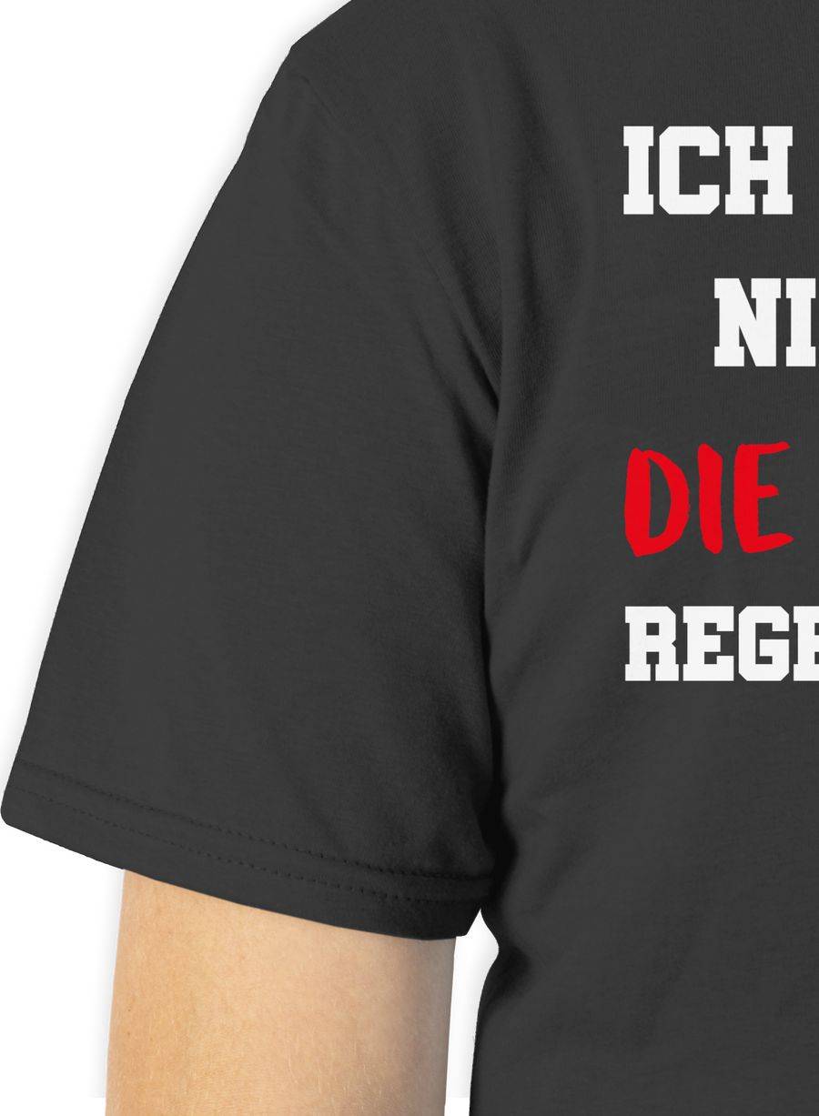 Shirtracer Ich rege mich nicht auf die anderen regen mich auf weiß: Tshirt Turnbeutel Shirtracer Räumungsverkauf