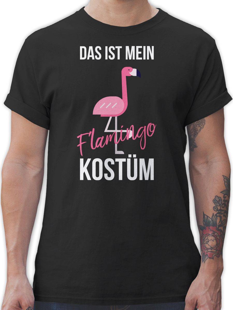 Shirtracer Das ist mein Flamingo Kostüm: T-Shirt Rucksack Shirtracer Kostenlose Rückgabe