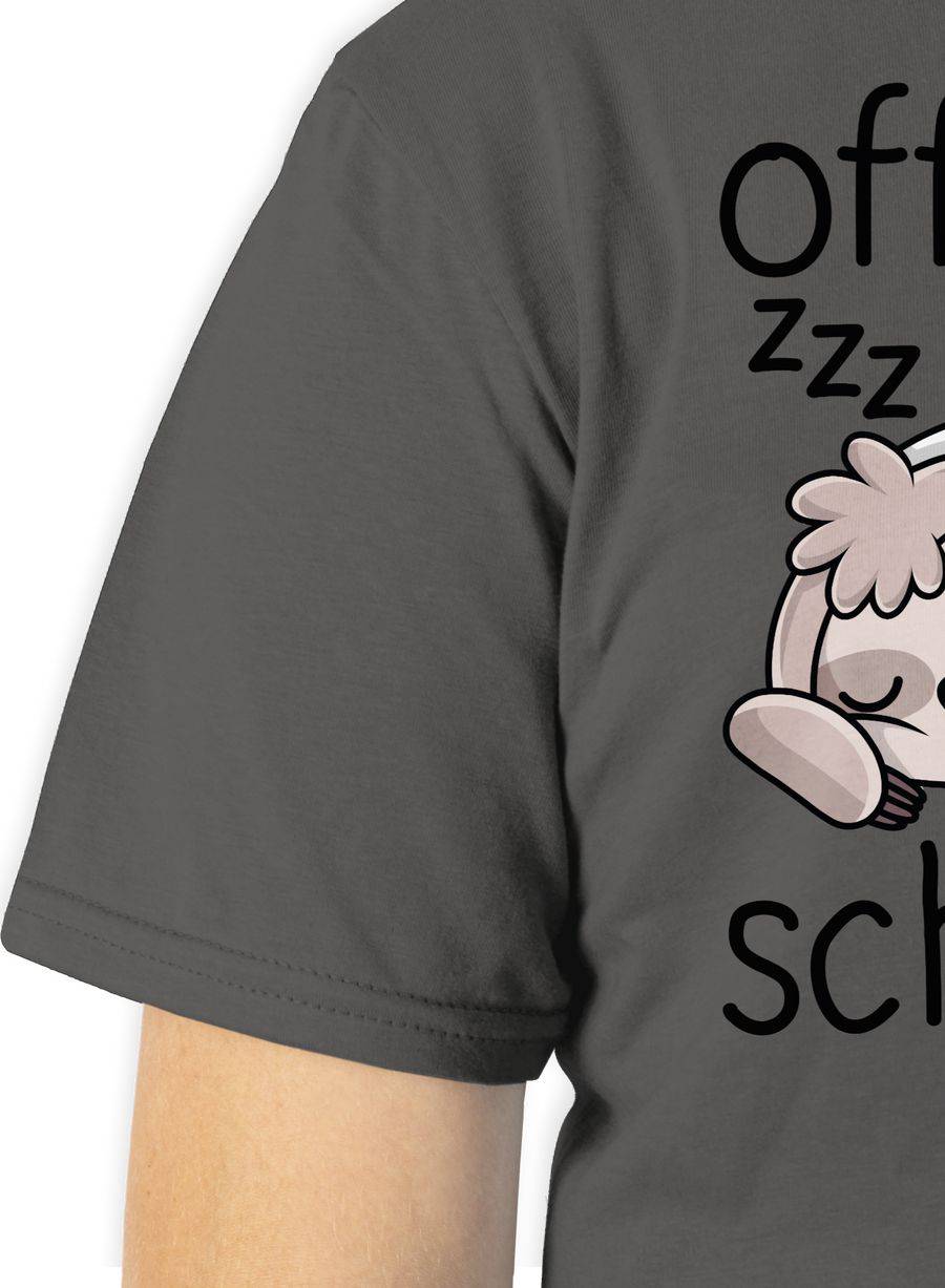 Shirtracer Offizielles Schlafshirt mit Faultier - schwarz Shirts & Mehr Shirtracer JETZT KAUFEN
