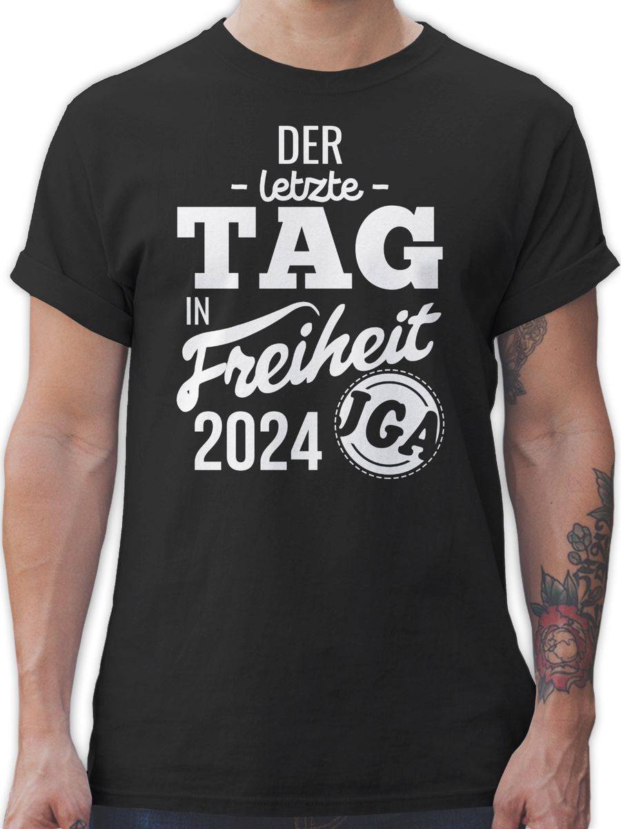 Shirtracer Der letzte Tag in Freiheit 2024 Shirts & Mehr Shirtracer Neueste Stile