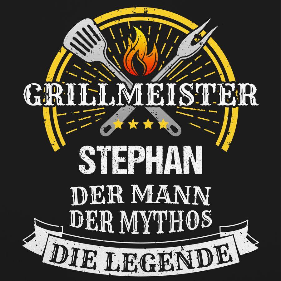 Shirtracer Grillmeister Mythos Die Legende mit Name - Vatertag Geburtstag Lustig Geschenk W Shirtracer Riesige Rabatte