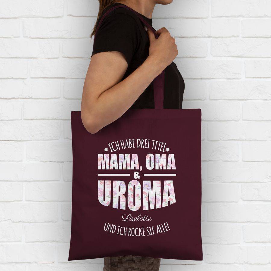 Shirtracer Ich habe drei Titel Mama, Oma und Uroma - Uromas Geschenke Muttertag Urgroßmutte Shirtracer Kostenloser Versand