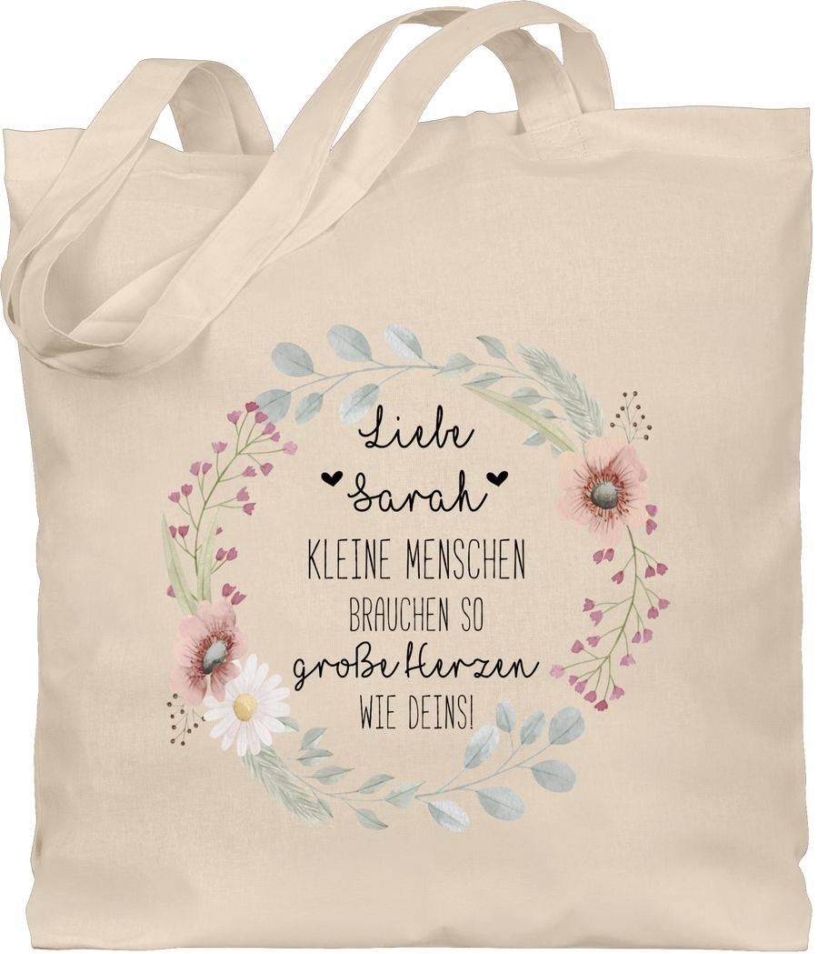 Shirtracer Kleine Menschen brauchen so große Herzen wie deins Erzieherin Geschenk Tagesmutter Geschenke Hebamme Kleinigkeit Shirtracer Online Shopping