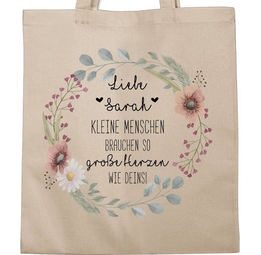 Shirtracer Kleine Menschen brauchen so große Herzen wie deins Erzieherin Geschenk Tagesmutter Geschenke Hebamme Kleinigkeit Shirtracer Online Shopping