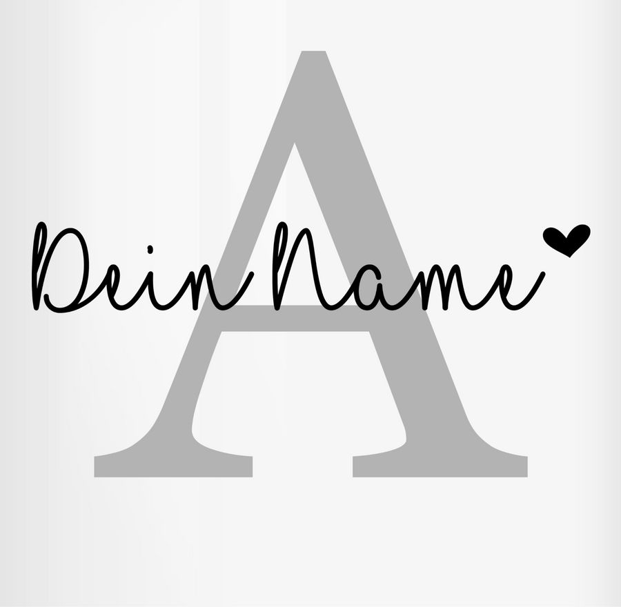Shirtracer Buchstabe Name anpassbar Herzchen Shirts & Mehr Shirtracer Jubiläumsangebot