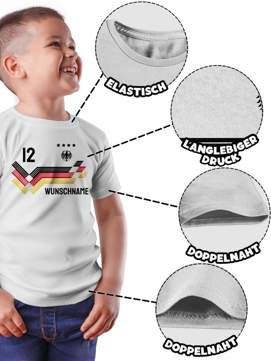 Shirtracer Trikot mit anpassbarem Namen und Trikotnummer: T-Shirt Gym Bag Shirtracer Online Outlet