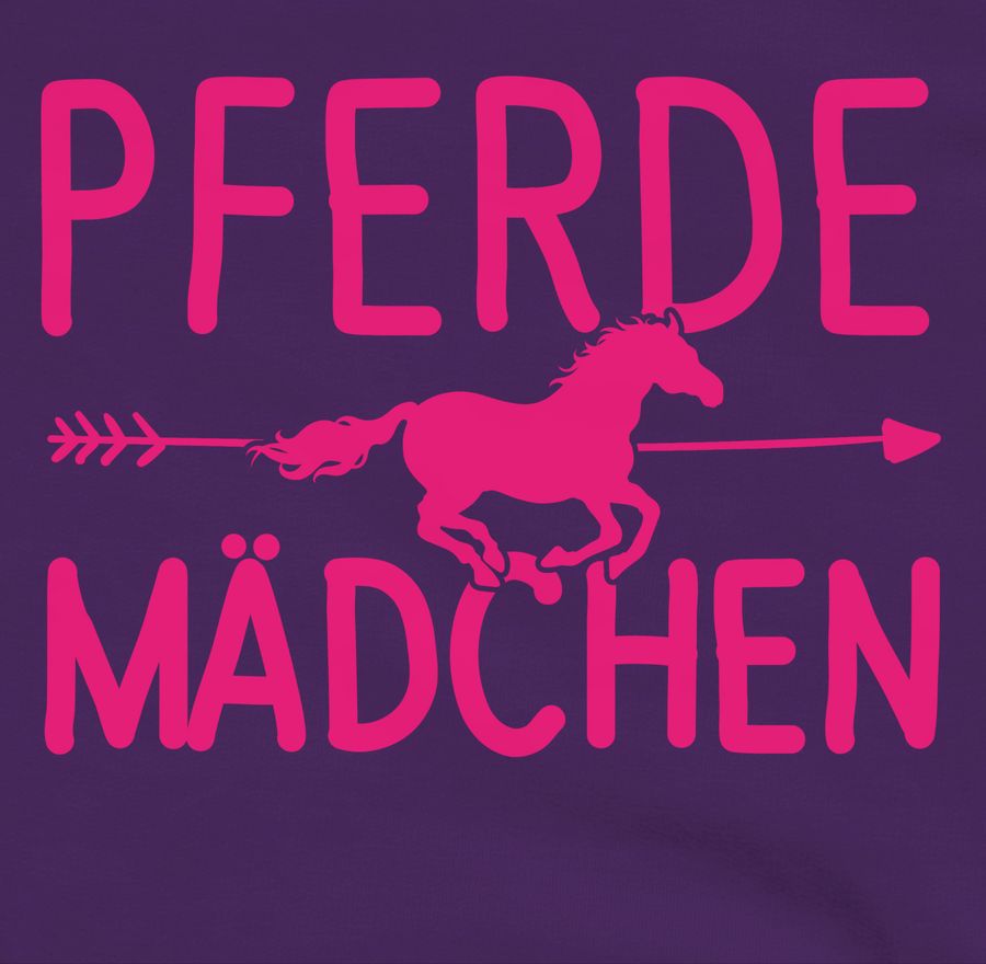 Shirtracer Pferde Mädchen Motiv fuchsia: T-Shirt Gym Bag Shirtracer Exklusive Angebote