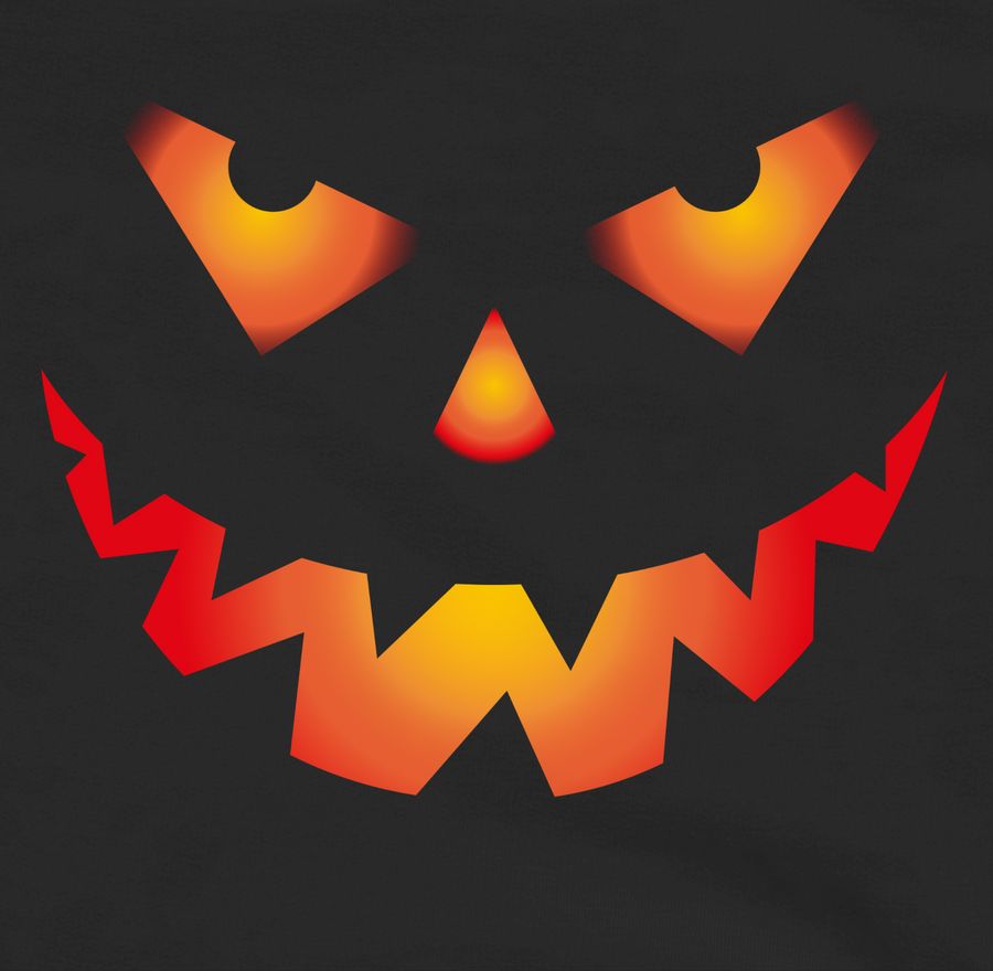 Shirtracer Halloween Kürbis Gesicht Gruseliger Kürbisgesicht Gruselig Böse Shirts & Mehr Shirtracer Neuheiten