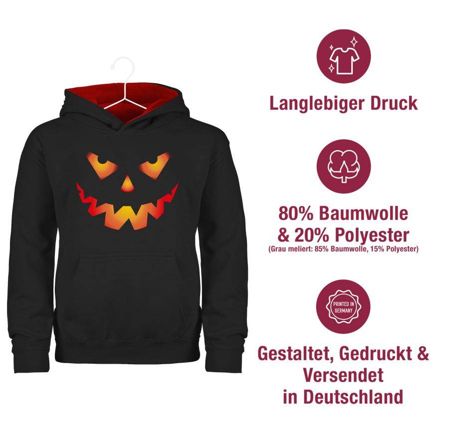 Shirtracer Halloween Kürbis Gesicht Gruseliger Kürbisgesicht Gruselig Böse Shirts & Mehr Shirtracer Neuheiten
