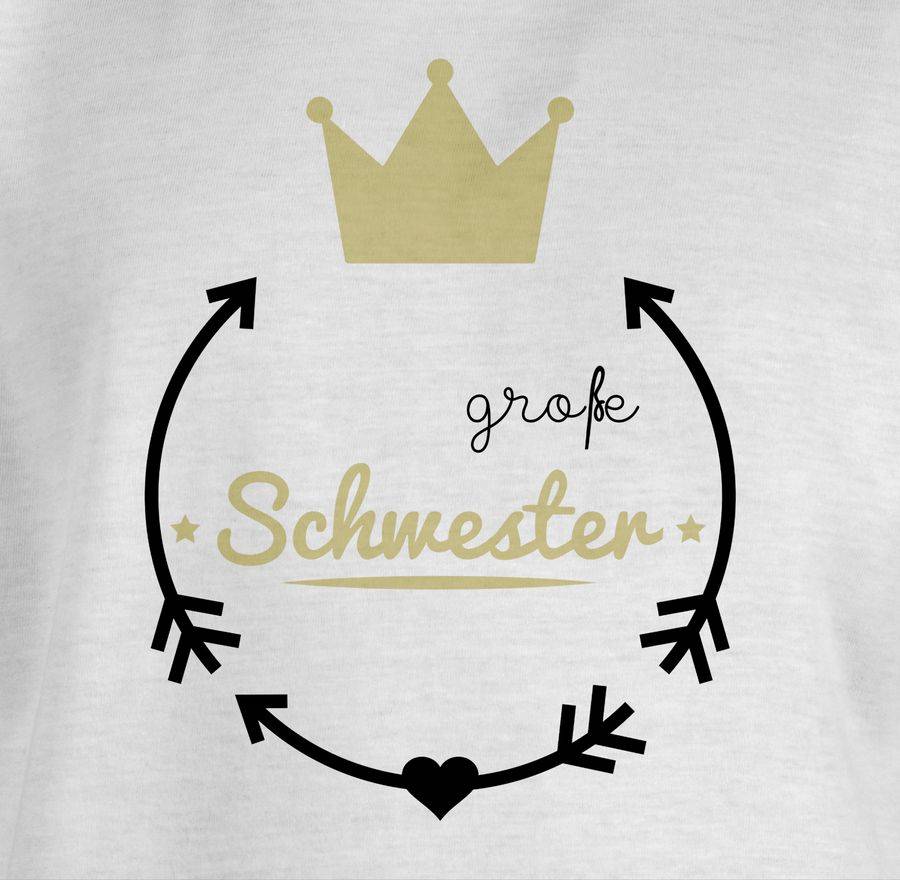 Shirtracer Große Schwester - Krone Shirts & Mehr Shirtracer Räumungsverkauf