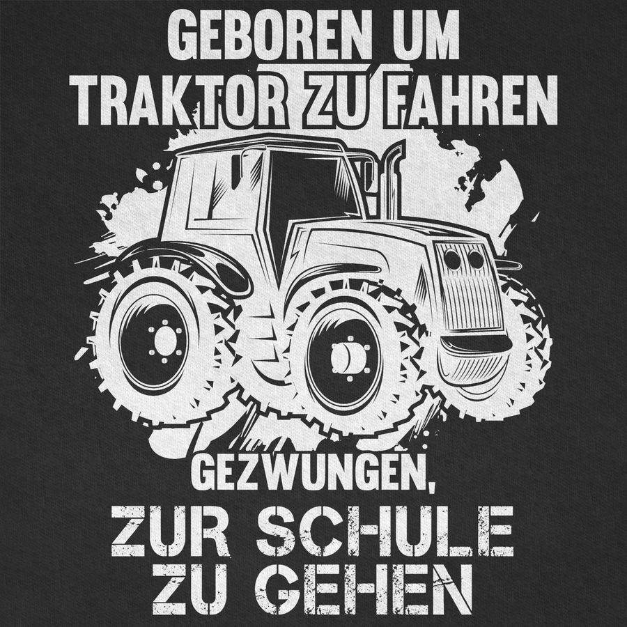 Shirtracer Geboren um Traktor zu fahren: Tshirt Gym Bag Shirtracer Wochenangebot