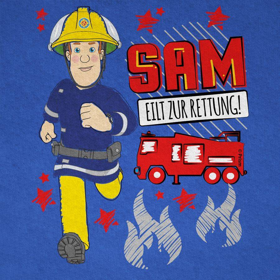 Shirtracer Sam eilt zur Rettung - Scribble: T-Shirt Turnbeutel Shirtracer Begrenzte Freigabe